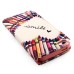 Colorful Picture Printed Smile Pencil Wallet Card Slot Stand Leather Case For iPhone 5 / 5s