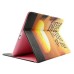 Colorful Picture Printed Sun Rise Wallet Card Slot Stand Leather Smart Case For iPad 2 / 3 /4