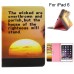 Colorful Picture Printed Sun Rise Wallet Card Slot Stand Leather Smart Case For iPad Air 2 (iPad 6)