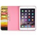 Colorful Picture Printed Sun Rise Wallet Card Slot Stand Leather Smart Case For iPad Air 2 (iPad 6)
