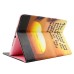 Colorful Picture Printed Sun Rise Wallet Card Slot Stand Leather Smart Case For iPad Air (iPad 5)