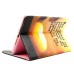 Colorful Picture Printed Sun Rise Wallet Card Slot Stand Leather Smart Case For iPad Mini 1 / 2 / 3