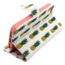 Colorful Picture Printed Tiny Pineapples Wallet Card Slot Stand Leather Case For iPhone 5 / 5s