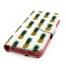 Colorful Picture Printed Tiny Pineapples Wallet Card Slot Stand Leather Case For iPhone 5 / 5s