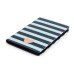 Colorful Printed PU Leather Case Cover for iPad Mini 1 / 2 / 3 - Black And Green Stripe