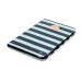 Colorful Printed PU Leather Case Cover for iPad Mini 1 / 2 / 3 - Black And Green Stripe