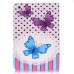 Colorful Printed PU Leather Case Cover for iPad Mini 1 / 2 / 3 - Dot Butterflies