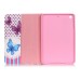 Colorful Printed PU Leather Case Cover for iPad Mini 1 / 2 / 3 - Dot Butterflies