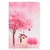 Colorful Printed PU Leather Case Cover for iPad Mini 1 / 2 / 3 - Sakura And House