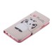 Colorful Printed PU Leather Flip Wallet Stand Case With Card Slots For iPhone 6/6s - Cute Panda