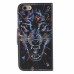 Colorful Printed PU Leather Flip Wallet Stand Case With Card Slots For iPhone 6/6s - Fierce wolf