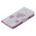 Colorful Printed PU Leather Flip Wallet Stand Case With Card Slots For iPhone 6/6s - Pink dandelion