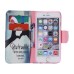 Colorful Printed PU Leather Flip Wallet Stand Case With Card Slots For iPhone 6/6s Plus - Hands