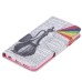 Colorful Printed PU Leather Flip Wallet Stand Case With Card Slots For iPhone 6/6s Plus - Kettle Words