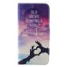 Colorful Printed PU Leather Flip Wallet Stand Case With Card Slots for Samsung Galaxy Note5 - Hands