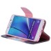 Colorful Printed PU Leather Flip Wallet Stand Case With Card Slots for Samsung Galaxy Note5 - Inverted image