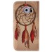 Colorful Printed PU Leather Flip Wallet Stand Case With Card Slots for Samsung Galaxy S6 - Dreamcatcher