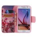 Colorful Printed PU Leather Flip Wallet Stand Case With Card Slots for Samsung Galaxy S6 - HOPE UNSEEN