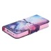 Colorful Printed PU Leather Flip Wallet Stand Case With Card Slots for iPhone 4 / 4s -  SUMMER I LOVE