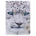 Colorful White Leopard Wallet Card Slot Stand Leather Smart Case for iPad Pro 9.7 inch