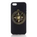 Cool 3D Sun Wheel Pattern Protective TPU Back Case Cover for iPhone 6 / 6s - Black