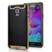 Cool Armor TPU Case with Solid Bumper for Samsung Galaxy Note 4 - Gold