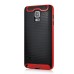 Cool Armor TPU Case with Solid Bumper for Samsung Galaxy Note 4 - Red