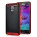 Cool Armor TPU Case with Solid Bumper for Samsung Galaxy Note 4 - Red