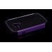 Cool Hive Design Silicone And Plastic Hard Case For Samsung Galaxy S3 Mini I8190 - Purple