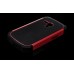 Cool Hive Design Silicone And Plastic Hard Case For Samsung Galaxy S3 Mini I8190 - Red