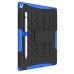 Cool Plastic TPU Case Cover With Stand Holder for iPad Pro 9.7 inch - Blue