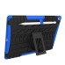 Cool Plastic TPU Case Cover With Stand Holder for iPad Pro 9.7 inch - Blue