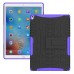 Cool Plastic TPU Case Cover With Stand Holder for iPad Pro 9.7 inch - Purple