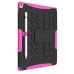 Cool Plastic TPU Case Cover With Stand Holder for iPad Pro 9.7 inch - Rose red