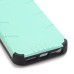 Cool Rhombus Pattern Sleek Hybrid PC and TPU Back Case Cover for iPhone SE / 5 / 5s - Mint green