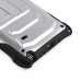 Cool Tough Armor Stand TPU and PC Hybrid Case for Samsung Galaxy Note 4 - Silver