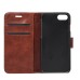 Crazy Horse Design Magnetic Stand Flip Leather Case for iPhone 7 - Coffee