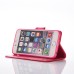 Crazy Horse Leather Cover with Card Slot for iPhone 6/6S - Red