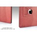 Crocodile Pattern Full PU Leather Case Cover For iPad 2 / 3 / 4 - Red