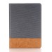 Cross Pattern Horse Skin Flip Smart Leather Case Stand Cover for iPad Pro 9.7 inch - Grey