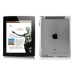 Crystal Hard Plastic Case Cover For iPad 2 / 3 / 4 ( Works With Smart Cover ) - Transparent White