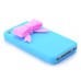 Cute 3D Bowknot Pattern Silicone Case For iPhone 4/4S