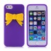 Cute 3D Bowknot Pattern Silicone Case For iPhone 5s iPhone 5