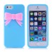 Cute 3D Bowknot Pattern Silicone Case For iPhone 5s iPhone 5