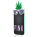 Cute 3D Pineapple With Sunglasses Silicone Back Case Cover For iPhone 5/5s - Black