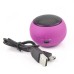 Cute Mini Stretch  Speaker For Any Mp3 Mp4 Smartphone Tablet And PC - Magenta