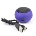 Cute Mini Stretch Speaker For Mp3 Mp4 iPod Smartphones Tablets And PC - Purple