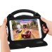 Cute Smile Face Shockproof Stand EVA Foam Silicone Case for iPad Mini - Black