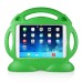 Cute Smile Face Shockproof Stand EVA Foam Silicone Case for iPad Mini - Green