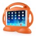 Cute Smile Face Shockproof Stand EVA Foam Silicone Case for iPad Mini - Orange